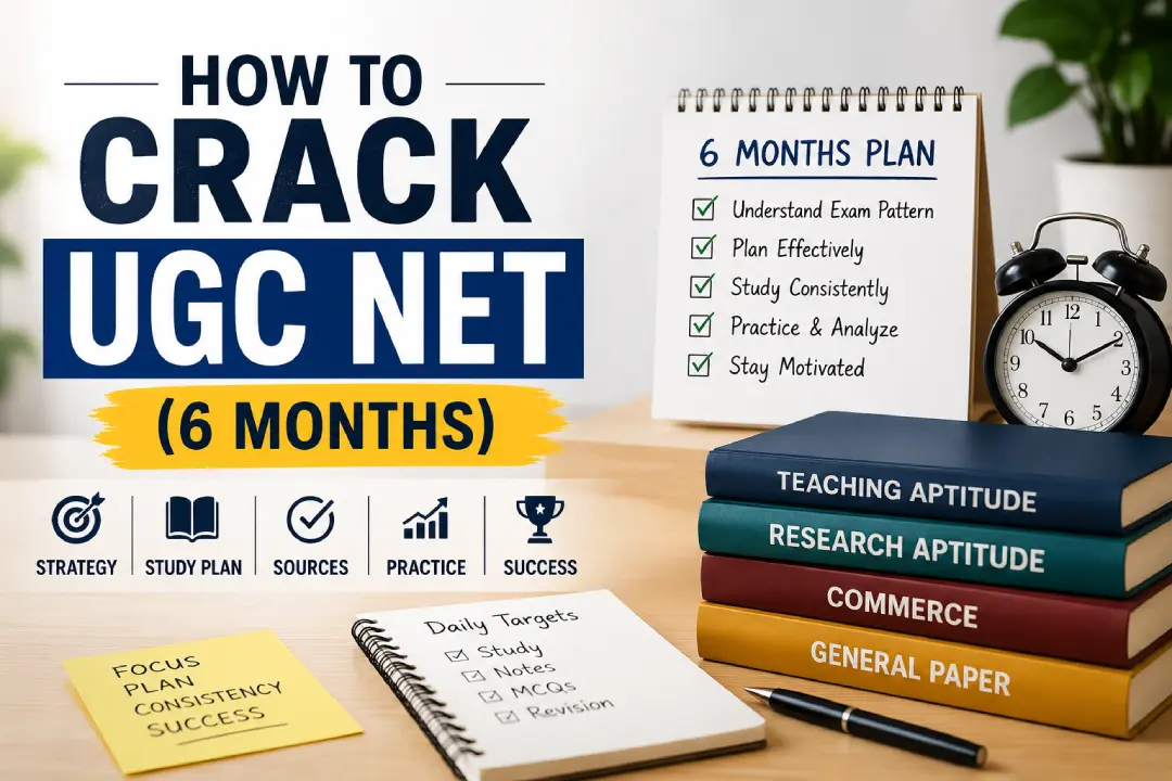 How to Crack UGC NET (6 Months)